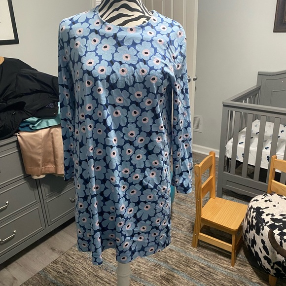 Marimekko Floral Mini Dress Size Small - Picture 4 of 6